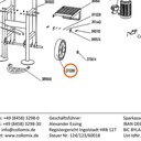 Collomix massief rubberen wiel 330 mm voor TMS 2000