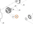 Collomix tussenas 1 voor Xo 55 duo