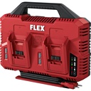 FLEX CA SP 2x 12/18 | Dubbele snellader 12/18 V