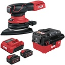 FLEX VC 9 L MC 18 RC + P-Set 55 + ODE 2-100 18-EC C | Accu-deltaschuurmachine + accu-stofzuiger 9 l, klasse L 18 V