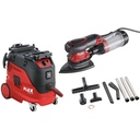 FLEX VCE 33 L AC-Set + ODE 2-100 EC | Deltaschuurmachine + veiligheidsstofzuiger 30 l, klasse L