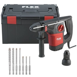 FLEX CHE 4-32 R borenset | Combinatiehamerboormachine 4 kg, SDS-plus + hamerboorset