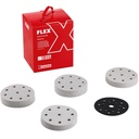 FLEX D125 ST-Set VE5 | Starterset multifunctioneel schuurpapier Xtreme
