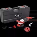 FLEX LD 18-7 125 R, Kit E-Jet | Krachtige 1750 Watt betonschuurder voor naadloos schuren, 125 mm