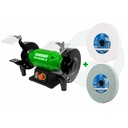 Huvema werkbankslijpmachine met PFERD-slijpstenen | HU 200 BG Topline combideal