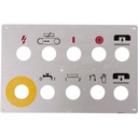 Huvema Plaat tbv schakelaars | PTS HU 230 DGH