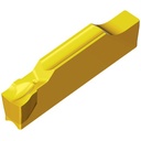 TaeguTec Single-ended inserts with J-Type chip breaker for Parting & Grooving of soft materials, tubes, small diameters & thin-walled parts in low-to-medium feed & low cutting forces & smaller burrs