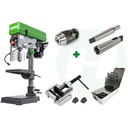 Huvema Industriële tafelboormachine - 20 mm - 400V - combi deal | PROMO HU 20 Industry