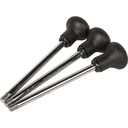 Huvema Hendel met knop van zijspindel (set 3x) | HDL HU 16 T Populair, HU 13 Industry