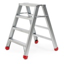 Huvema Industrietrap dubbelzijdig 2x4 treden XL | BL 4T ITD XL