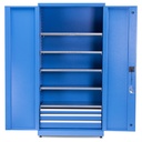 Huvema Materiaalkast | BL IC 3D 5S 1010x615x2000