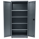 Huvema Materiaalkast met 4 legborden | BL 4D 920x450x2030 MC G