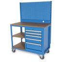 Huvema Mobiele werkbank met gereedschapswand | BL 5D 1120x570x785+160+550 MWB