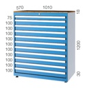 Huvema 11 Laden Gereedschapskast | BL 11D 1010x570x1200 C