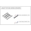 Huvema Plastic Dozenset Voor 5000 Serie Lade