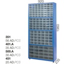 Huvema Plastic Bak systeem | BL 920x235x1960 PD