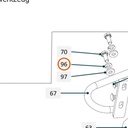 Collomix veerring B10 (DIN 127)