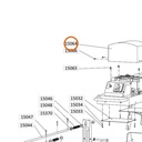 Collomix kap tandwielkast voor XM 2-650 en XM 3-900