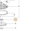 Collomix flens voor CMG 1700 en CMG 2600